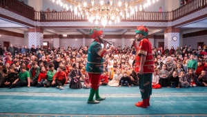 TRABZON'DA CAMİLER ÇOCUKLARLA ŞENLENDİ