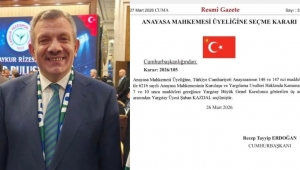 AYM üyeliğine Şaban Kazdal seçildi