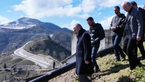 BAŞKAN METİN, İÇME SUYU HATTI YENİLEME, DEPOLAMA TESİS ÇALIŞMALARINI İNCELEDİ 