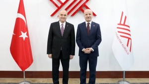 BAŞKAN ÖZLÜ YÖK BAŞKANI İLE GÖRÜŞTÜ