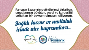 Kdz. Ereğli Belediye Başkanı Halil Posbıyık, Ramazan Bayramı'nı kutladı.