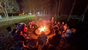 SAÜ'lü gençler Macera Park'ta kamp deneyimi yaşadı