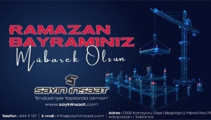 SAYIN İNŞAAT RAMAZAN BAYRAMI MESAJI