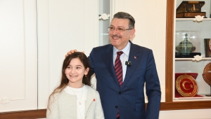 TRABZON'UN GURURU LİNA'DAN BAŞKAN GENÇ'E ZİYARET