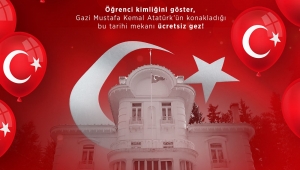 23 Nisan'da Atatürk Köşkü çocuklara ücretsiz 