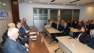 Başkan Genç'ten Hizmet-İş'e ziyaret