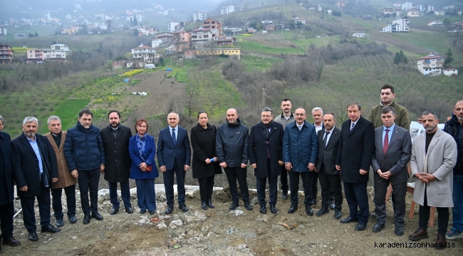 Büyükşehir'den Düzköy'e dev altyapı yatırımı