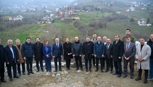 Büyükşehir'den Düzköy'e dev altyapı yatırımı