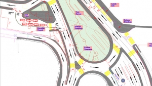 Meydan'daki viyadük altı dinlenme tesisi olacak