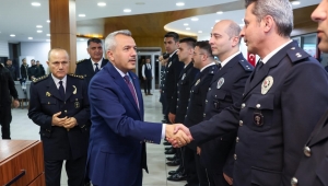 RİZE VALİSİ BAYDAŞ, EMNİYET TEŞKİLATININ 181. KURULUŞ YILDÖNÜMÜ NEDENİYLE EMNİYET MENSUPLARIYLA BİR ARAYA GELDİ 