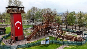 Şehrin kültürel simgesi Tarihi Çark’ta titiz çalışma devam ediyor