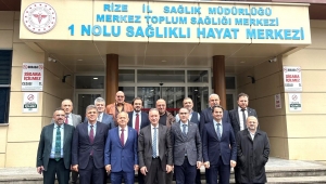 Trabzon İl Sağlık Müdürlüğü'nden, Rize İl Sağlık Müdürlüğü'ne ziyaret
