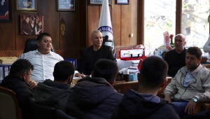 Üzülmezli madencilerden sendikalarına ziyaret