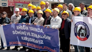 Zonguldak'ta maden direnişine büyük destek 