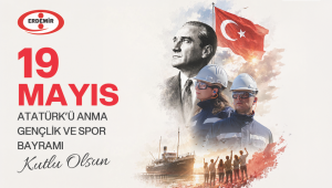 ERDEMİR'den 19 Mayıs Atatürk'ü Anma Gençlik ve Spor Bayramı mesajı