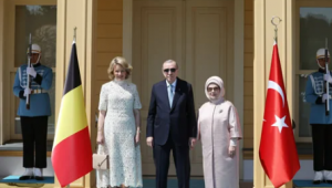 Cumhurbaşkanı Erdoğan, Belçika Kraliçesi Mathilde ile görüştü