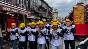 Edirne caddeleri 'İşte Madenci işte Zonguldak' sloganlarıyla inledi