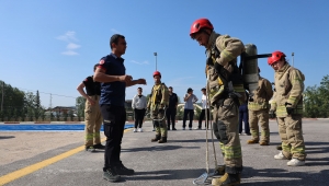 Gerçek sahnelerin aynısını yaşadılar: Geleceğin ateş savaşçıları nefes kesti…
