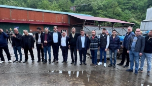 GMİS yönetimi madenciyle bayramlaştı