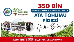 KDZ. EREĞLİ BELEDİYESİ, 350 BİN ATA TOHUMU FİDESİNİ HALKLA BULUŞTURUYOR