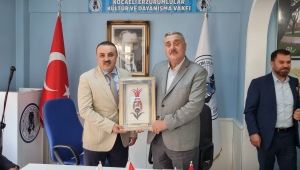 Müdür Aydın'dan Erzurumlular Vakfı'na iade-i ziyaret