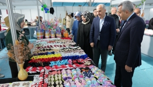 RİZE'DE KADIN EMEĞİ GÖRÜCÜYE ÇIKTI: HANIMELİ ÇARŞISI KAPILARINI AÇTI