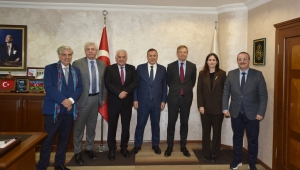 TTSO'yu ziyaret eden Hollanda Büyükelçisi ile iş birliği imkanları görüşüldü