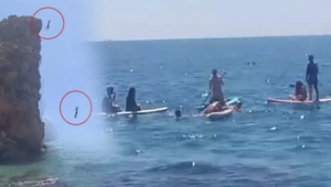 Antalya’da korku dolu anlar: Falezlerden atladı