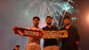 Düzce'de Aziz Yıldırım coşkusu