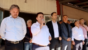 GENEL BAŞKAN YEŞİL, SEÇİM BÖLGESİ OLAN GELİK'TE KONUŞTU