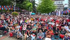 TRABZON, MİLLİ TAKIM İÇİN TEK YÜREK OLDU