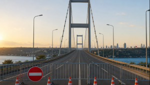 15 Temmuz anma programı için köprü çift yönlü kapatıldı