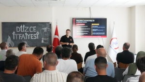 4 GÜNLÜK PROGRAMDA 250 PERSONEL EĞİTİM ALDI