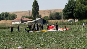 Ankara'daki eğitim helikopteri kazası: 1 can kaybı