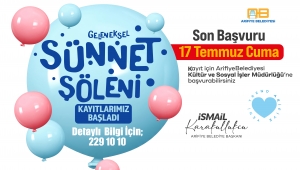 Arifiye Belediyesi'nde Geleneksel Sünnet Organizasyonu İçin Kayıtlar Başladı