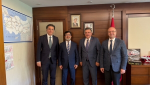 BAŞKAN GENÇ’TEN GENEL MÜDÜR EYİGÜN’E ZİYARET