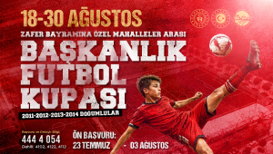 Büyükşehir'den 30 Ağustos Zafer Bayramı'na özel dev futbol turnuvası