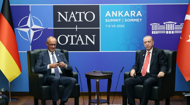 Cumhurbaşkanı Erdoğan, Almanya Başbakanı Merz ile görüştü