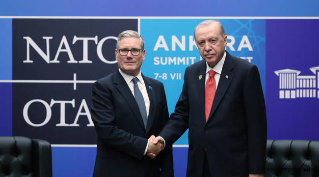 Cumhurbaşkanı Erdoğan, Birleşik Krallık Başbakanı Starmer ile bir araya geldi