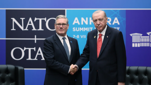 Cumhurbaşkanı Erdoğan, Birleşik Krallık Başbakanı Starmer ile bir araya geldi
