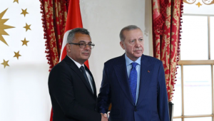 Cumhurbaşkanı Erdoğan'dan KKTC Cumhurbaşkanı Erhürman'a geçmiş olsun telefonu