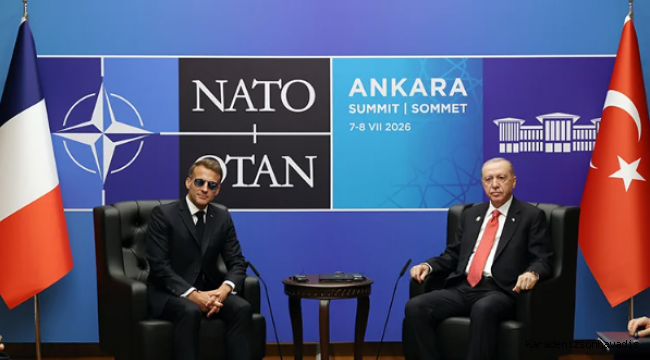 Cumhurbaşkanı Erdoğan, Fransa Cumhurbaşkanı Macron ile görüştü