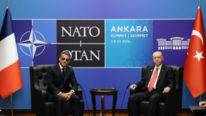 Cumhurbaşkanı Erdoğan, Fransa Cumhurbaşkanı Macron ile görüştü