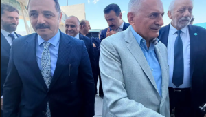 Eski Başbakan Binali Yıldırım’ı TİMBİR heyeti karşıladı