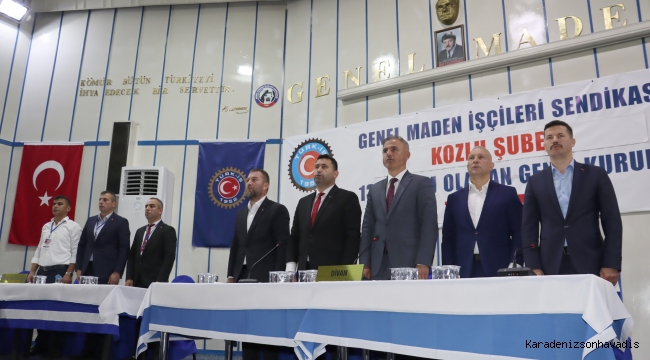 GMİS KOZLU ŞUBE GENEL KURULU YAPILDI