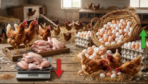 Mayısta tavuk eti üretimi geriledi, yumurta üretimi arttı