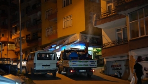 RİZE'DE GECE İLAÇLAMASI ÇALIŞMALARI ARALIKSIZ SÜRÜYOR