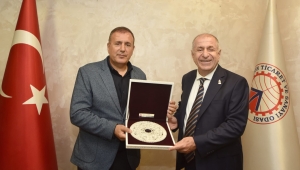 Zafer Partisi Genel Başkanı Özdağ'dan TTSO'ya ziyaret
