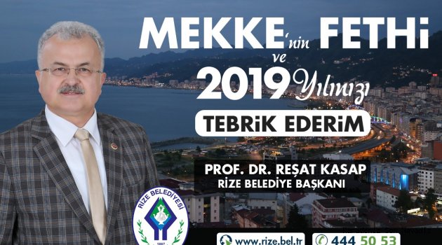 Başkanı Kasap,Rize Halkı' nın Yeni Yılını Kutladı