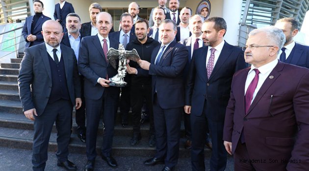 AK Parti Genel Başkanvekili Numan Kurtulmuş, Rizespor Tesislerini Ziyaret etti.